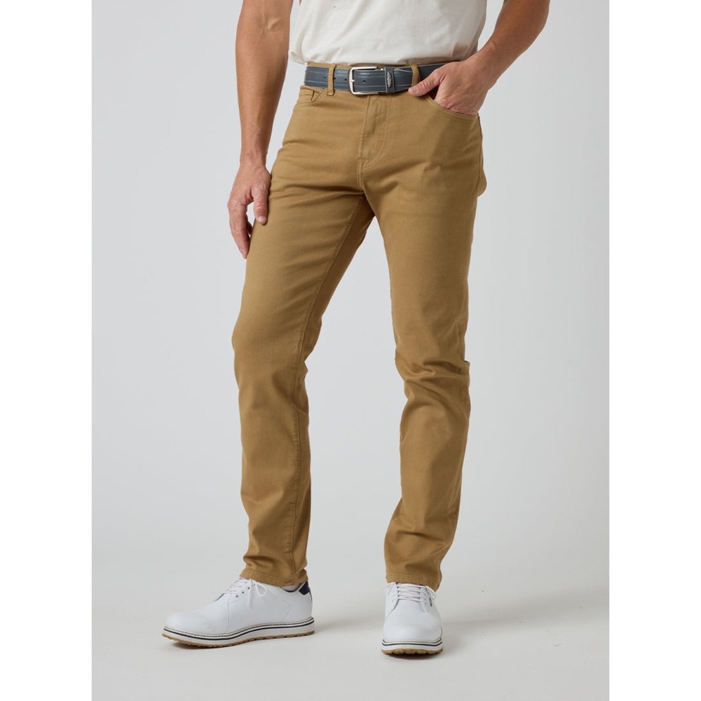 Straight Down Clemson 38x32 Brown Golf Performance Pants 50122 Made in USA